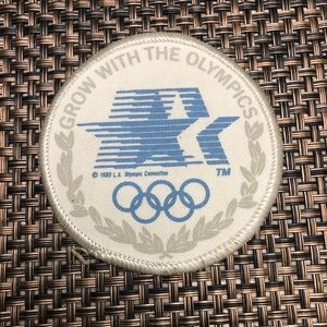 Official 1980 LA Olympic Committee patch VINTAGE